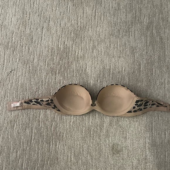 VICTORIAS SECRET very Sexy Bombshell Push Up Bra Leopard 34C - Picture 3 of 4